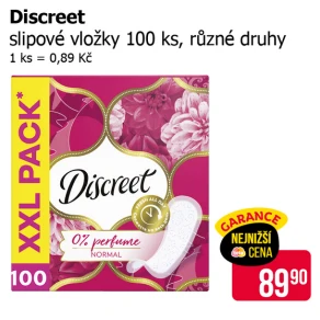 Sleva na produkty Discreet