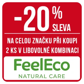 Sleva 20 % na celou značku FeelEco při koupi 2 ks v libovolné kombinaci
