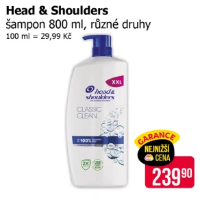 Sleva na produkty Head & Shoulders