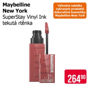 Sleva na produkty Maybelline New York