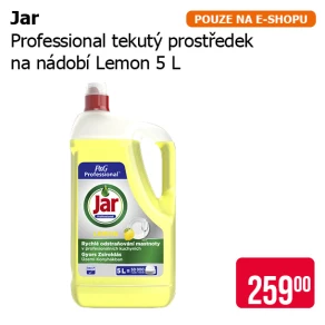 Jar Professional - Tekutý prostředek na nádobí Lemon 5 l