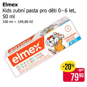 Sleva na produkty Elmex