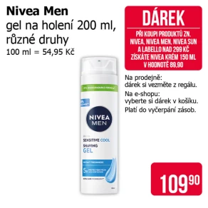 Sleva na produkty Nivea