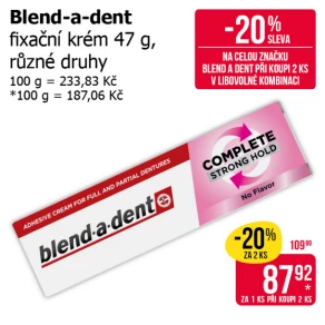 Sleva na produkty Blend-a-Dent