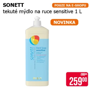 SONETT tekuté mýdlo na ruce sensitive 1 l