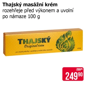 Sleva na produkty Thai Cream