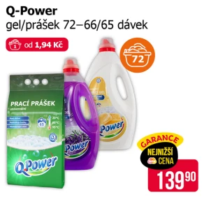 Sleva na produkty Q-Power
