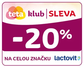 Využijte klubové nabídky - Sleva 20 % na celou značku Lactovit