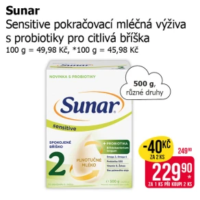 Sleva na produkty Sunar