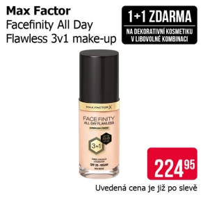 Akce 1+1 zdarma na dekorativní kosmetiku v libovolné kombinaci