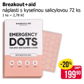 Sleva na produkty Breakout+aid