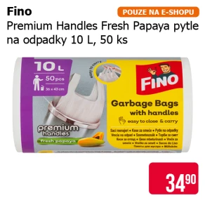 Fino - Premium Handles Fresh Papaya Pytle na odpadky 10l 50 ks