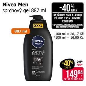 Sleva na produkty Nivea