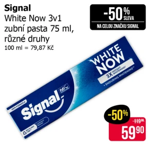 Sleva na produkty Signal
