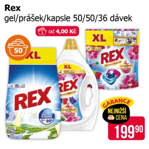 Sleva na produkty Rex