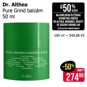 Sleva na produkty Dr. Althea