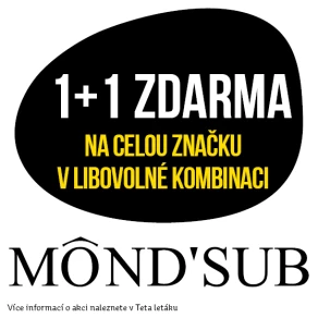 Akce 1+1 zdarma na celou značku Mondsub v libovolné kombinaci