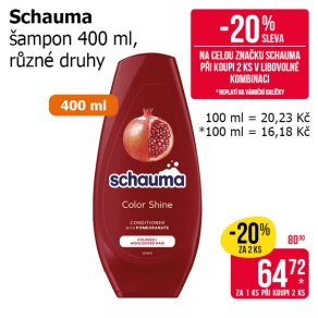 Sleva na produkty Schwarzkopf