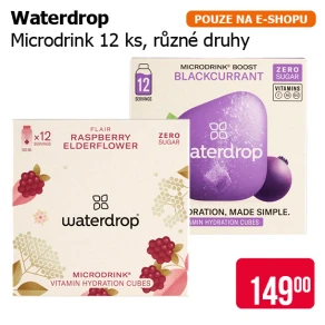 Waterdrop - Microdrink 12s, různé druhy