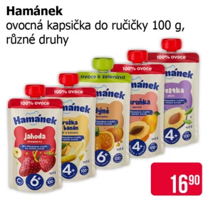 Sleva na produkty Hamánek