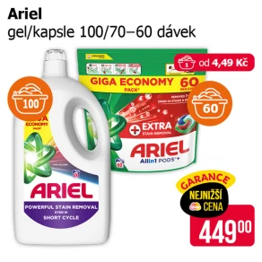 Sleva na produkty Ariel