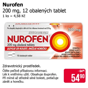Sleva na produkty Nurofen