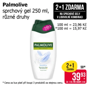 Akce 2+1 na sprchové gely v libovolné kombinaci