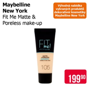 Sleva na produkty Maybelline New York