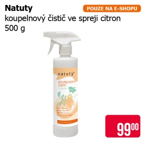Natuty koupelnový čistič ve spreji citron 500 g
