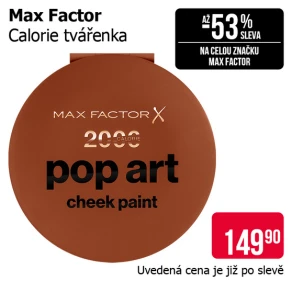 Sleva na produkty Max Factor