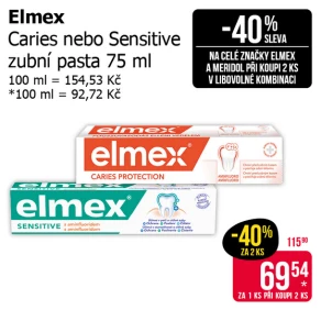 Sleva na produkty Elmex