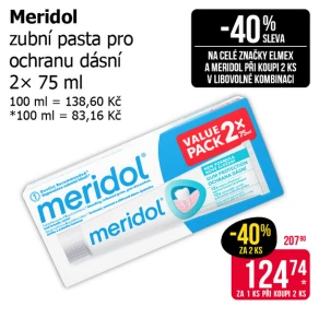 Sleva na produkty Meridol