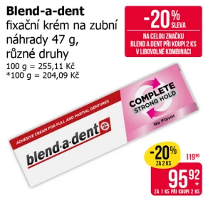 Sleva na produkty Blend-a-Dent