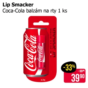 Sleva na produkty Lip Smacker