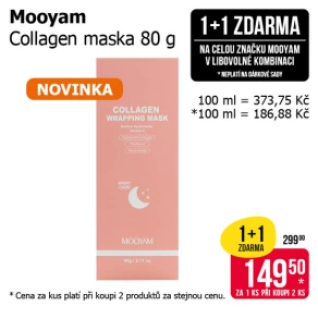 Akce 1+1 zdarma na značku Mooyam v libovolné kombinaci