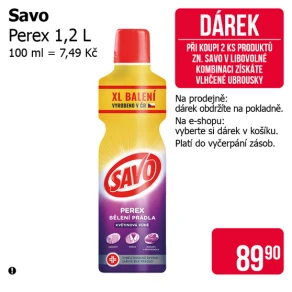 Sleva na produkty Savo