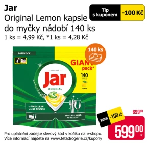 Sleva na produkty Jar