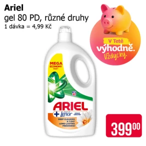 Sleva na produkty Ariel