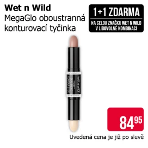 Akce 1+1 zdarma na celou značku Wet n Wild v libovolné kombinaci
