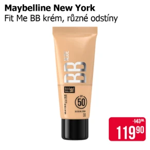 Sleva na produkty Maybelline New York