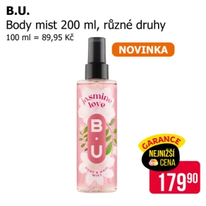 Sleva na produkty B.U.