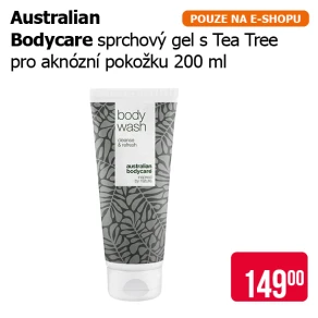 Australian Bodycare - Sprchový gel s Tea Tree pro aknózní pokožku 200 ml