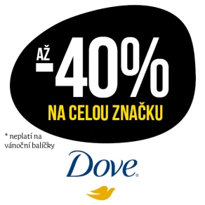 Sleva až 40 % na celou značku Dove