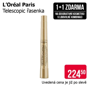 Akce 1+1 zdarma na dekorativní kosmetiku v libovolné kombinaci
