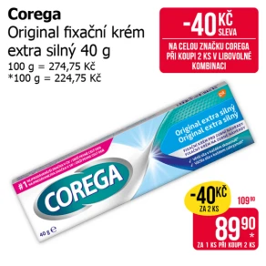 Sleva na produkty Corega