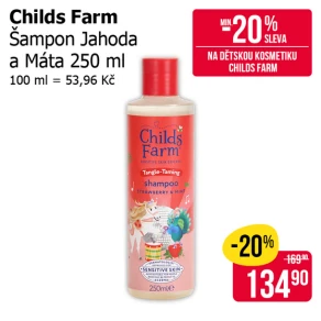 Sleva na produkty Childs Farm