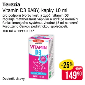 Sleva na produkty Terezia