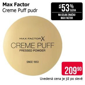 Sleva na produkty Max Factor
