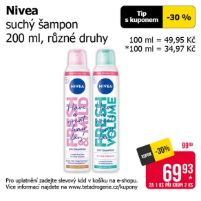 Sleva na produkty Nivea