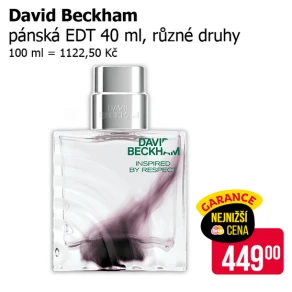 Sleva na produkty David Beckham